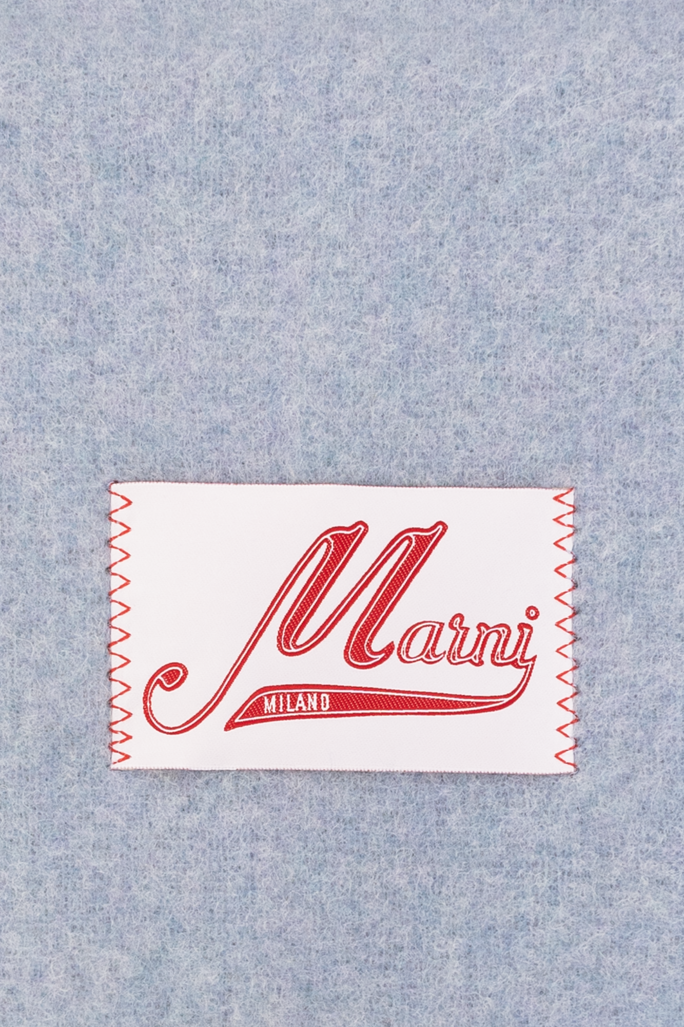 Light blue Scarf with logo patch Marni - Vitkac GB